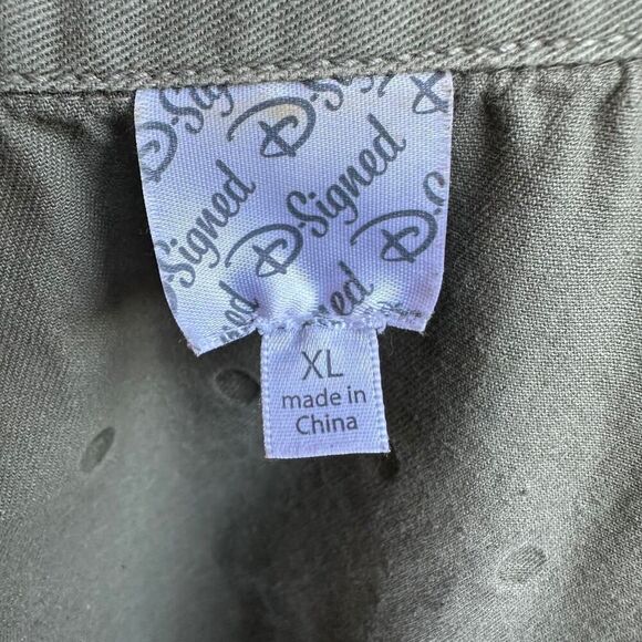 Disney Signed Green Utility Skull Vest | Small | Studded Military Jacket Grunge - Picture 7 of 8